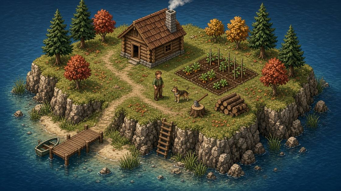 Island Refuge concept art